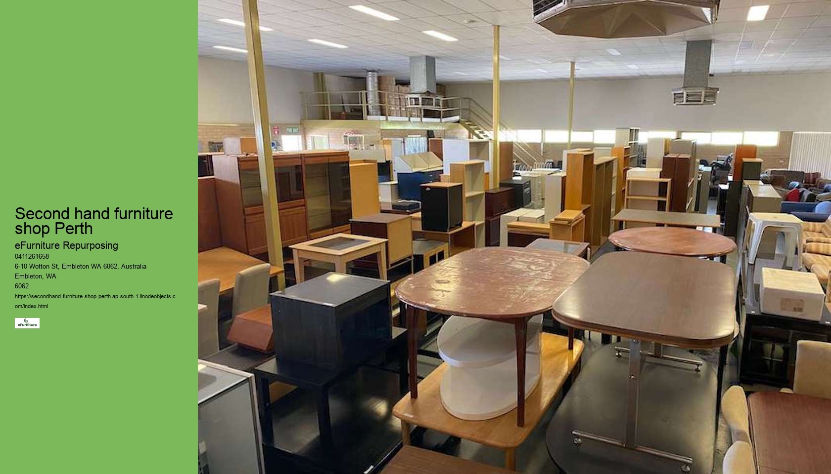 Perth's Quality Used Furniture Shop