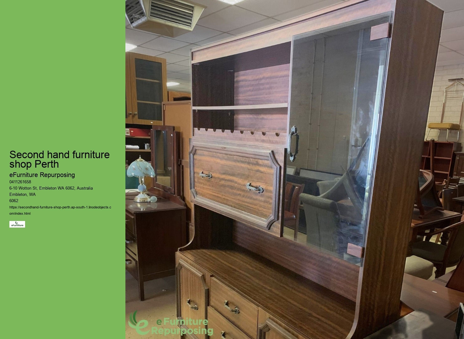 Second hand furniture shop Perth
