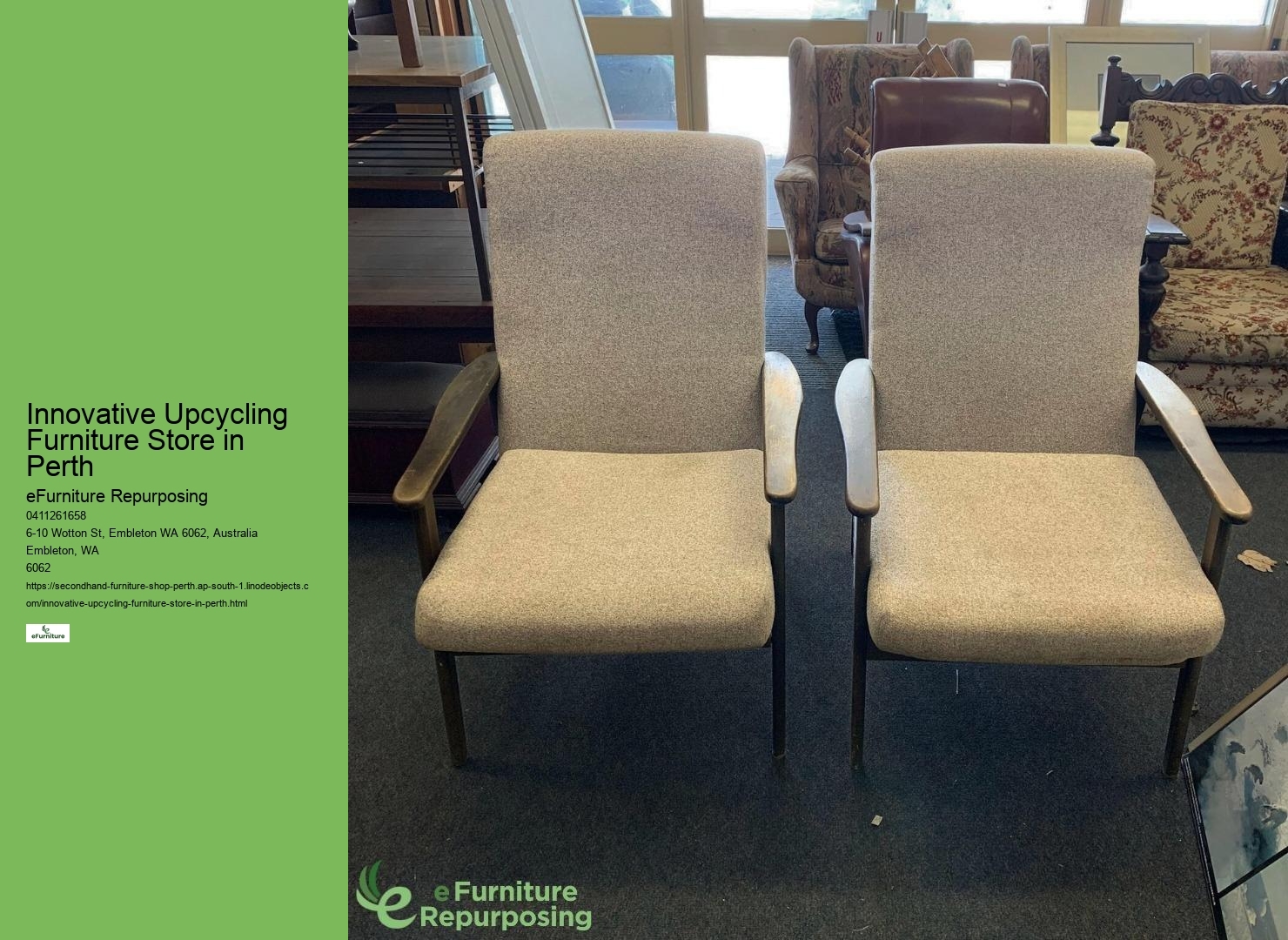 Upcycled Furniture Gems in Perth